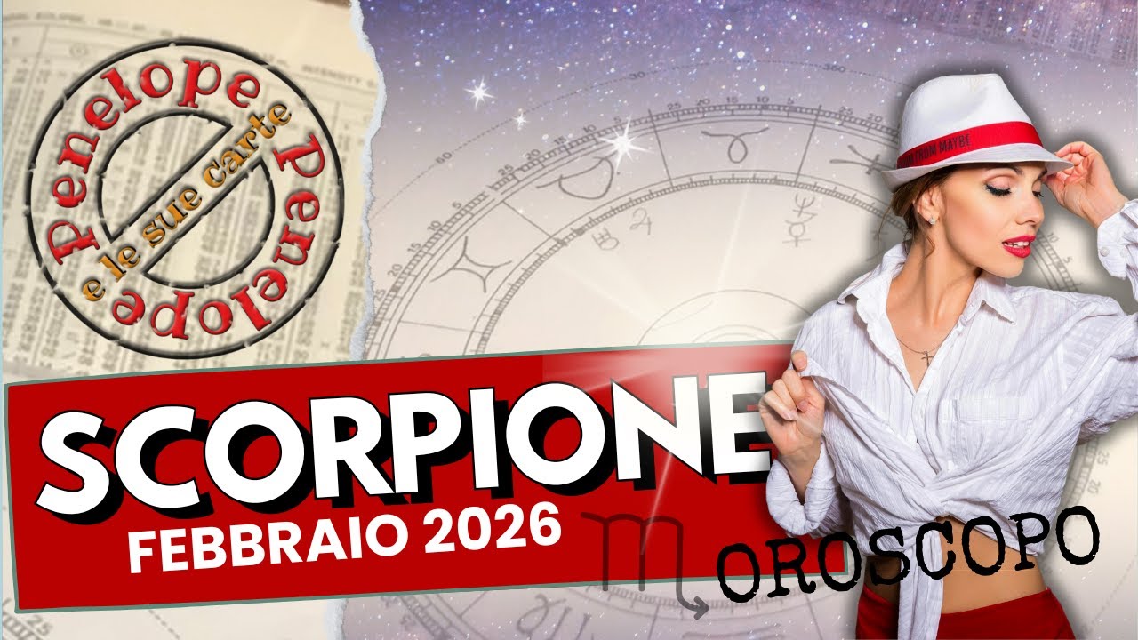 SCORPIONE ♏️ FEBBRAIO 2026 | OROSCOPO • Astrologia •