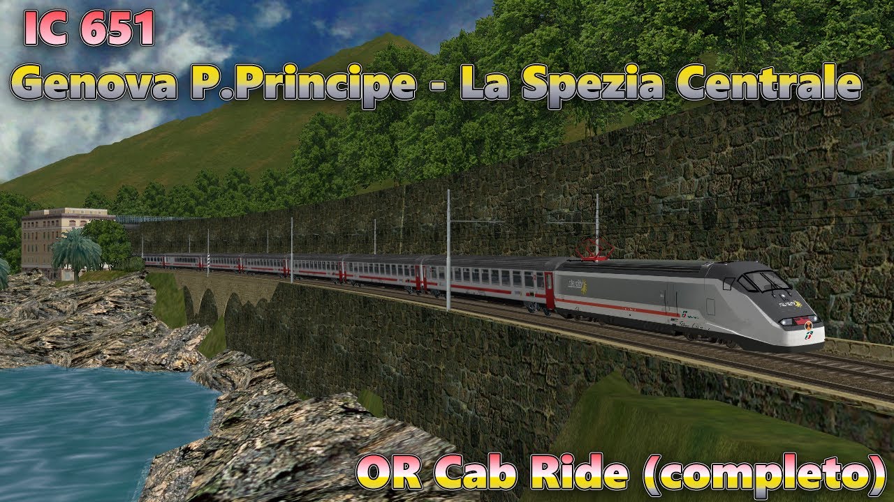 OR CAB RIDE  IC 651 Genova P.Principe - La Spezia Centrale (completo)