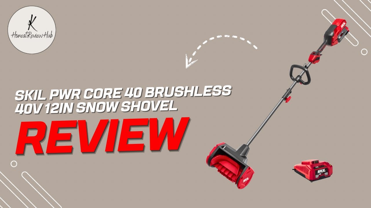 ❄️ SKIL PWR CORE 40 Snow Shovel Review: 20' Throwing Distance & 12