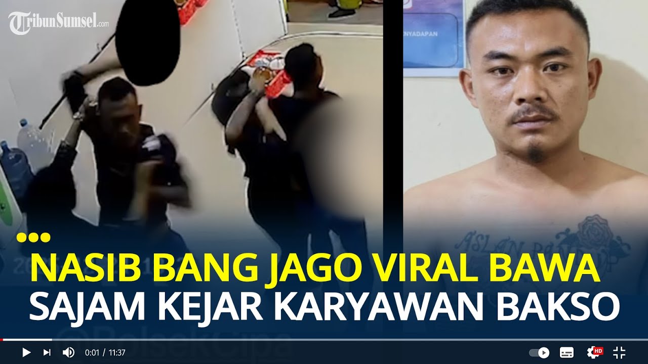 Nasib Bang Jago Viral Bawa Sajam Kejar Karyawan Bakso di Ciparay Bandung, Berakhir Ditangkap Polisi