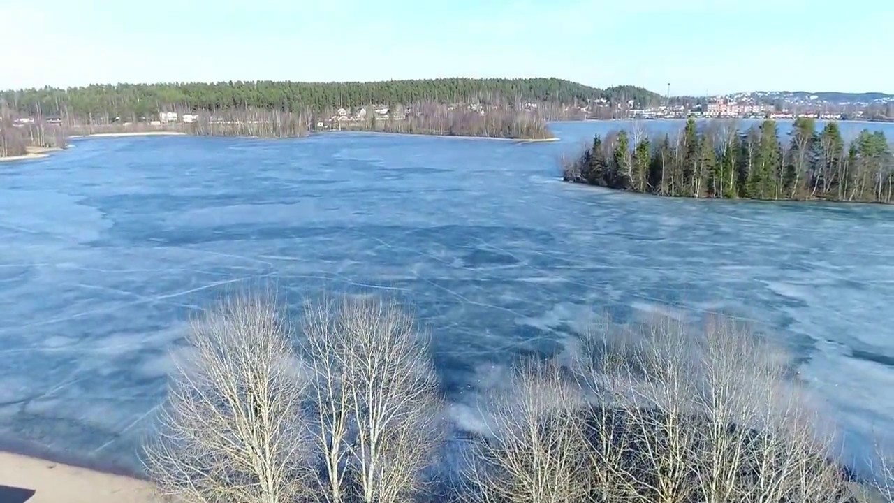 Tampere. Tohloppi jarvi. Phantom 4 pro