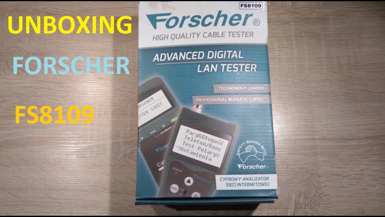 Unboxing Forscher FS8109