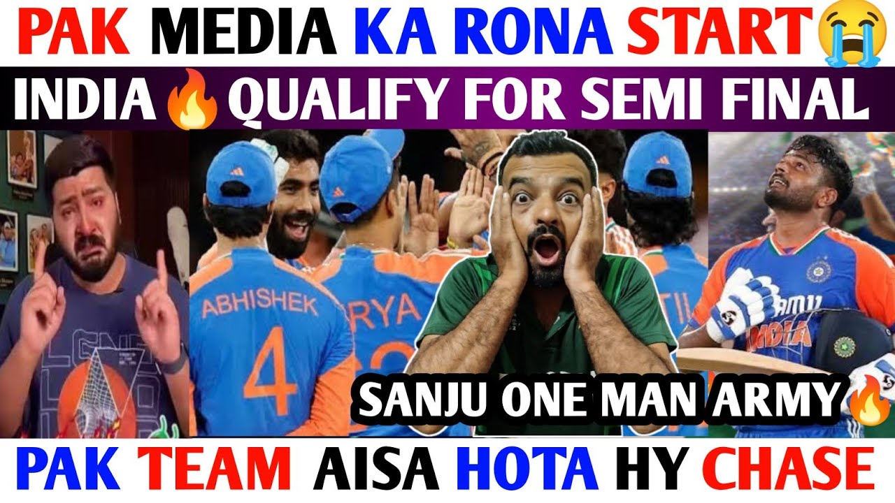 PAK MEDIA😭 INDIA🔥BEAT WI😳| SANJU MATCH WINNER🥰TABAHI