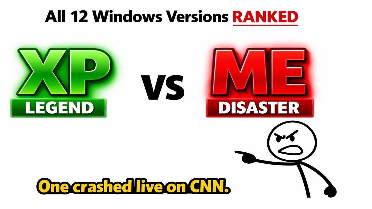 All 12 Windows Versions Explained — One Crashed Live on CNN
