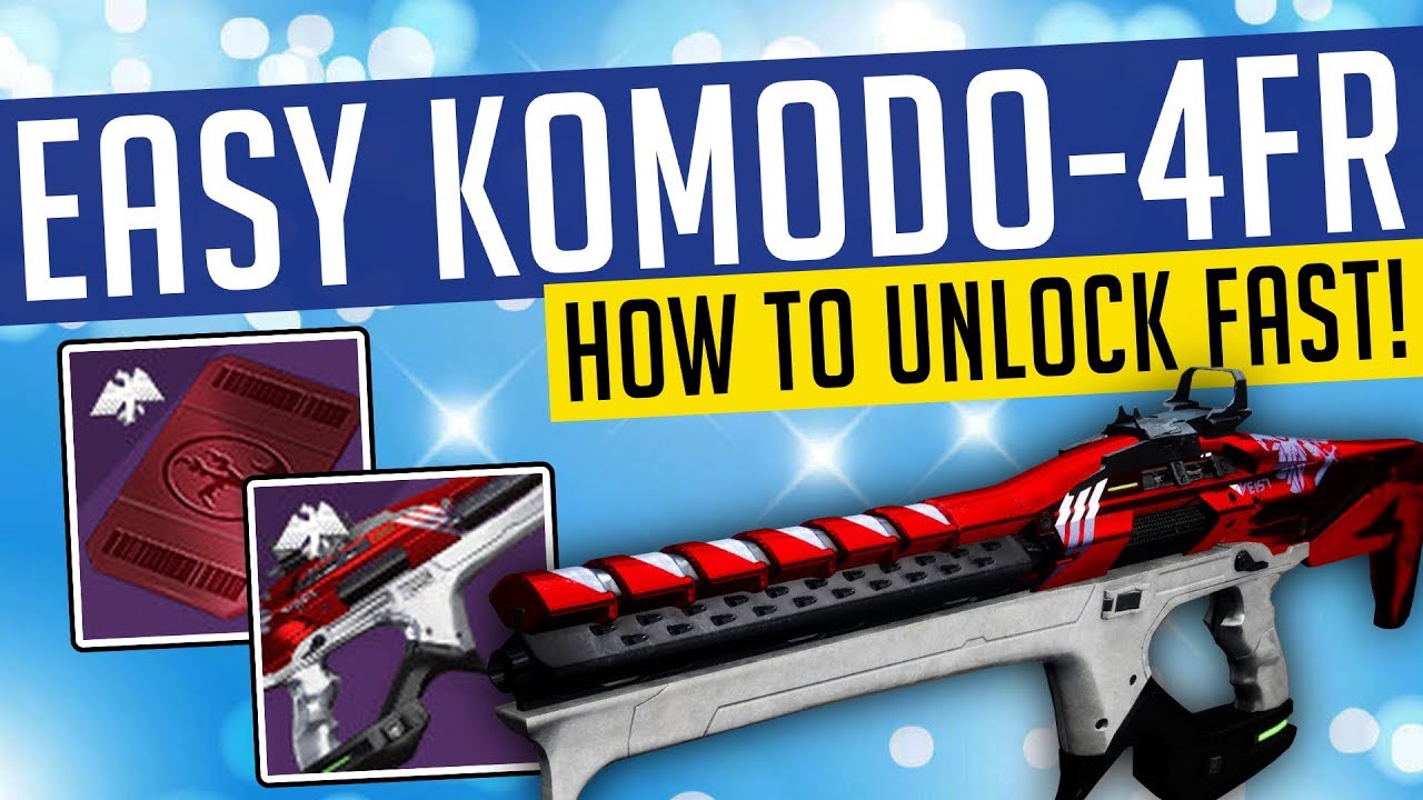 Destiny 2 | SUPER EASY KOMODO-4FR! Fastest Way To Get Crucible Ritual Weapon!