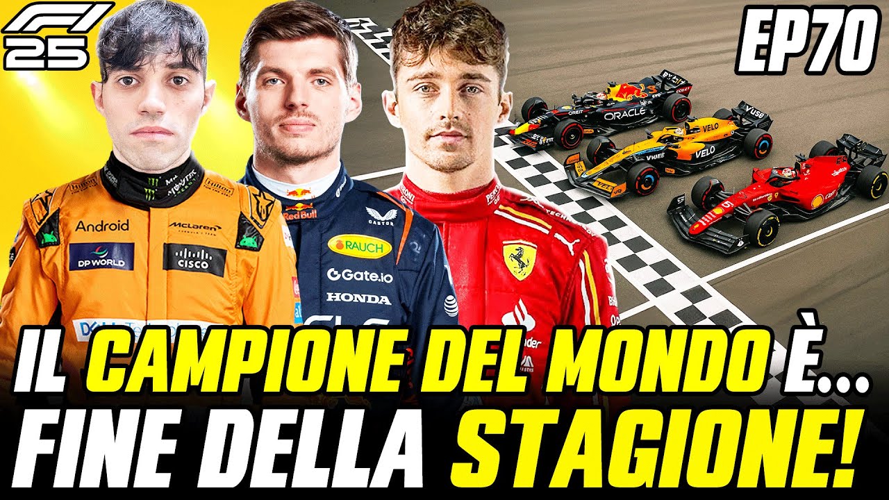 LA FINE DELLA STAGIONE! SI DECIDE IL MONDIALE! - F1 25 CARRIERA PILOTA EP.70