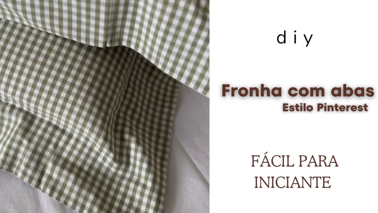 Como fazer fronhas com abas - Estilo Pinterest