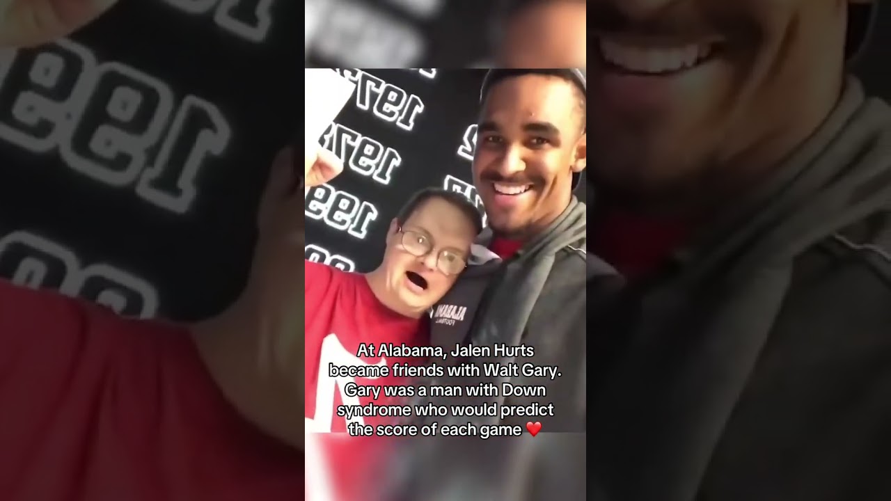 Walt Gary died in 2019, but Hurts will always share a bond with his family ❤️ (via @JalenHurts/X)