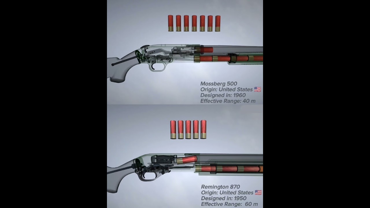 Remington 870 vs Mossberg 500 &ndash; Which is Better ❓ #viral #remington #mossberg