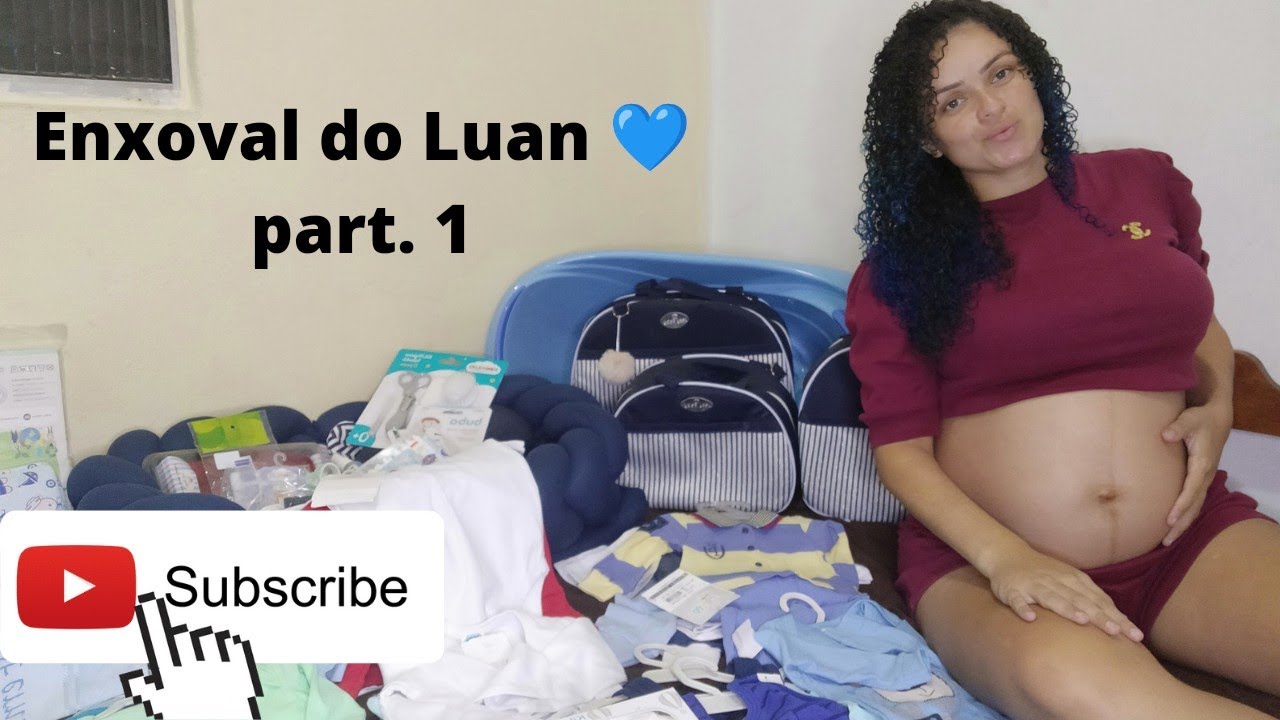 Enxoval do bebê • Parte 1 | Mostrei tudo, com valores • Baby Luan 💙 | Fabiana Santos