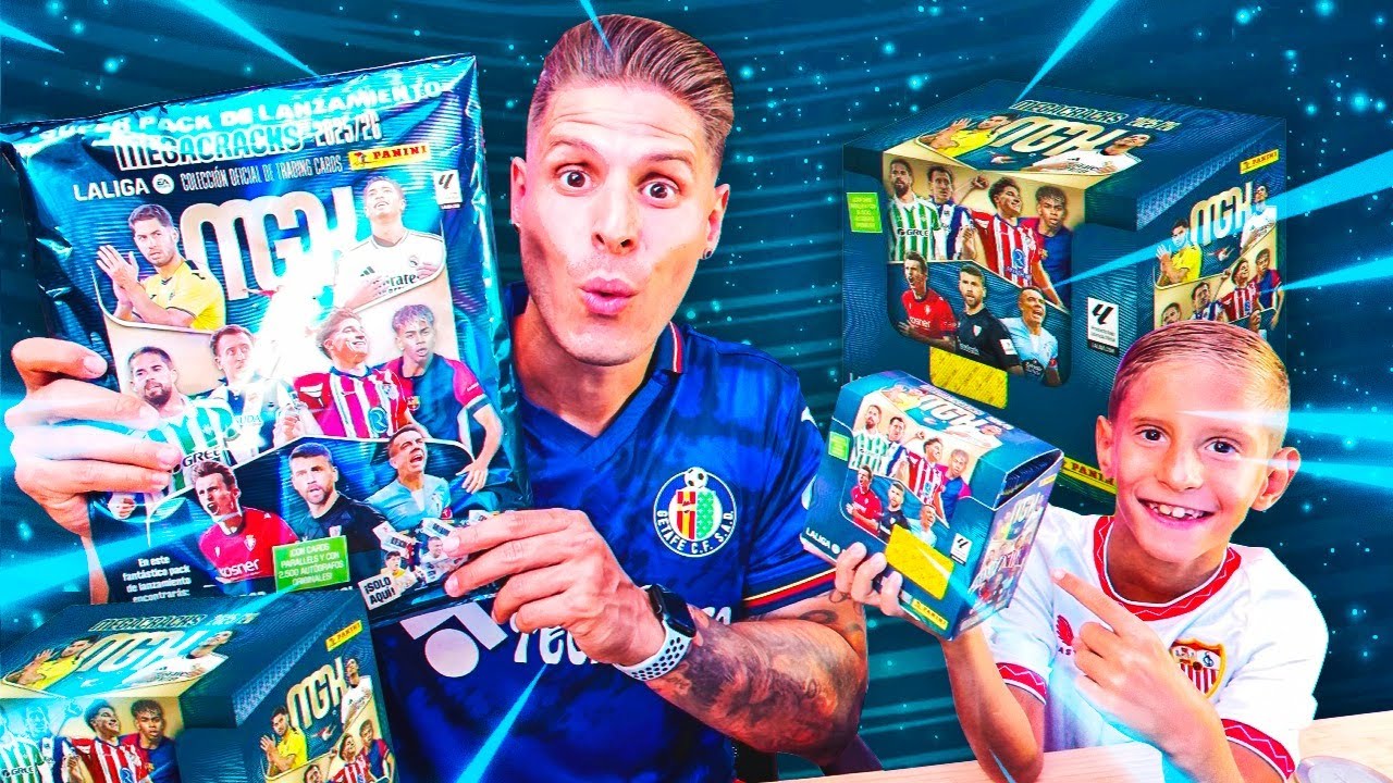 MEGACRACKS 2025/26!! ABRIMOS UNA CAJA ENTERA DE LA NUEVA COLECCION DE CARTAS DE LA LIGA!!