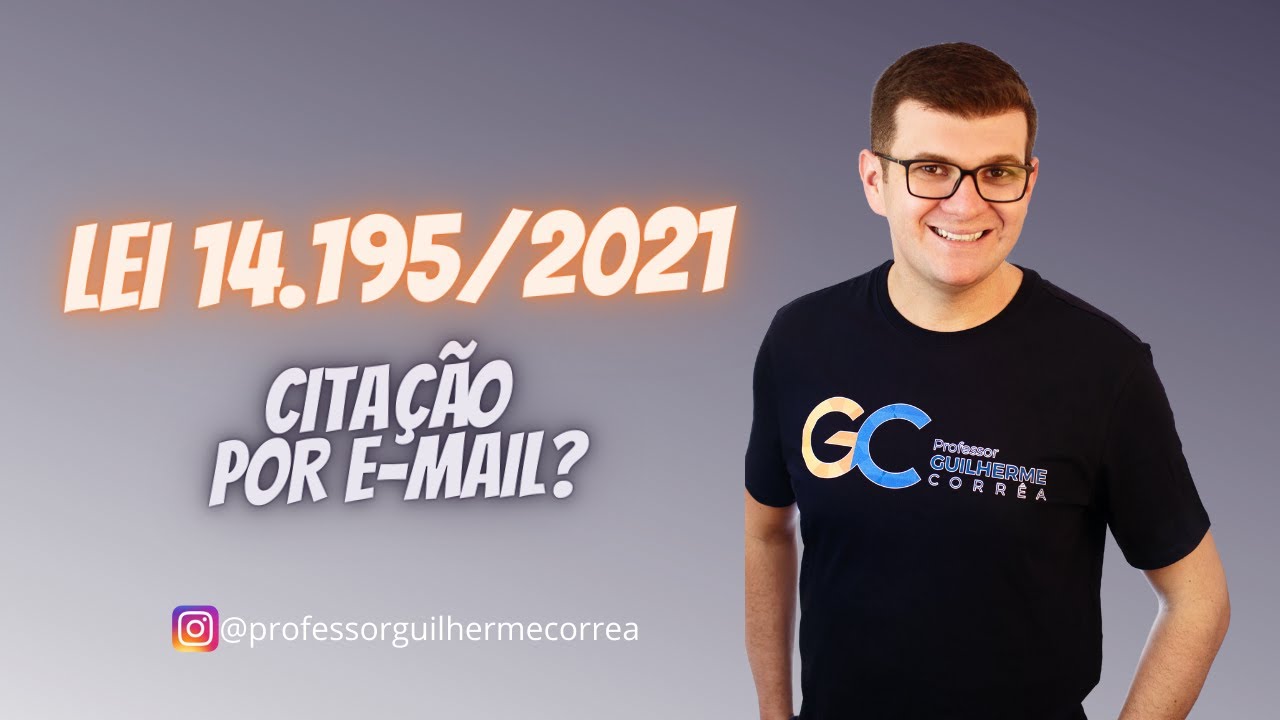É possível citação por e-mail?