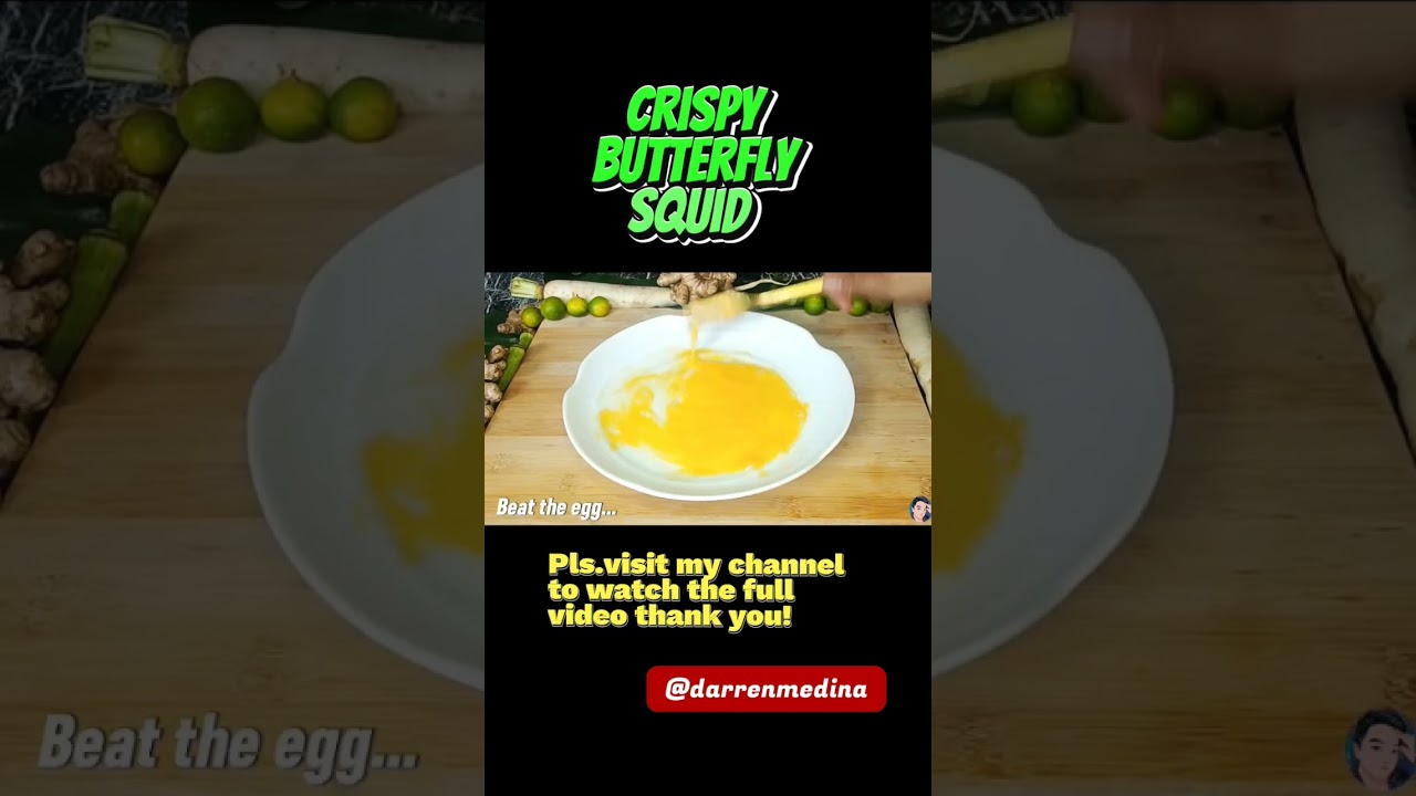 CRISPY BUTTERFLY SQUID RECIPE SO DELICIOUS🦑🦑🦑