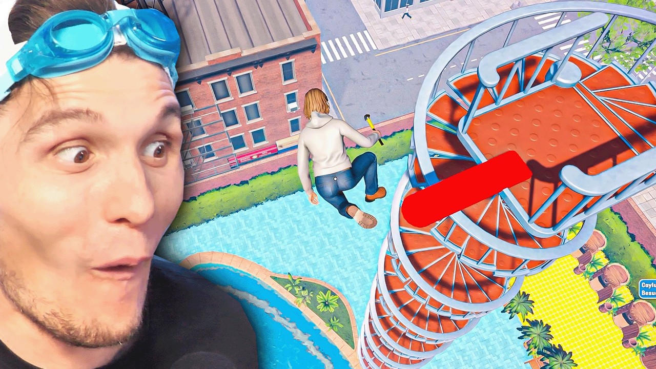 Ich baue den HÖCHSTEN SPRINGTURM DER WELT in meinem WASSERPARK