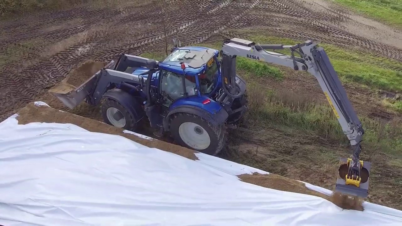 Covering the silo with KESLA 316T