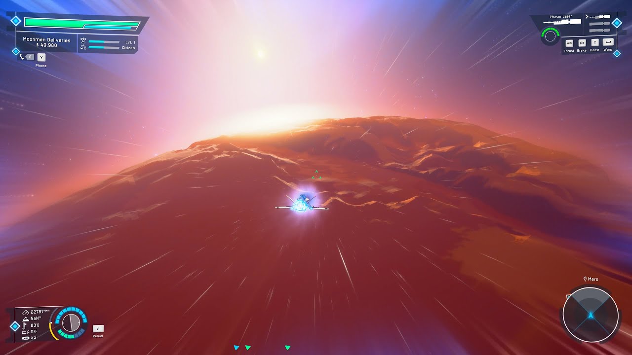 Seamless Space to Planet - Mars (UE4) | Worlds Of The Future