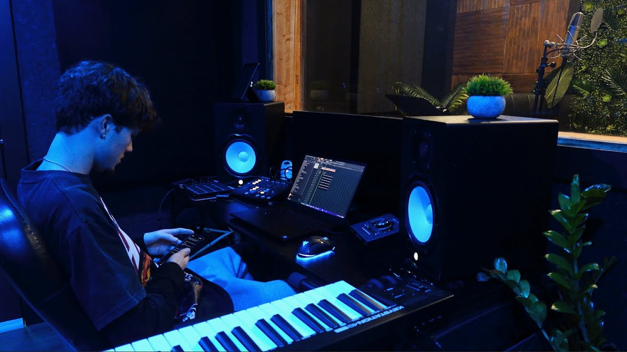 Platinum Producer ProdByDawson Making Beats in Dallas | Producer Vlog