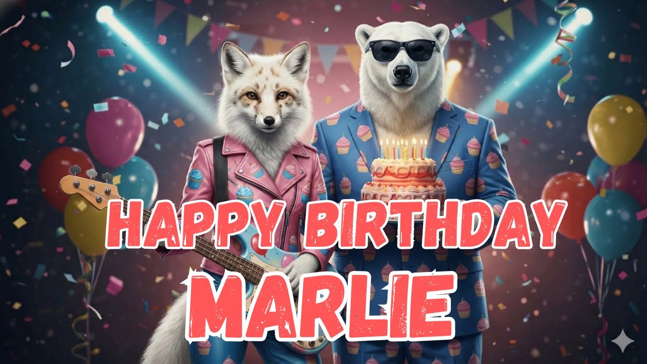 MARLIE Happy Birthday Song - Happy Birthday to Marlie