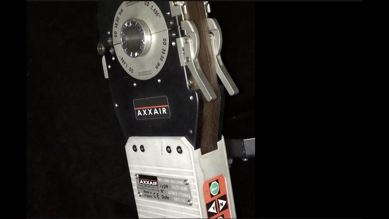 AXXAIR Orbital TIG Welding Systems : closed heads and SAXX power source