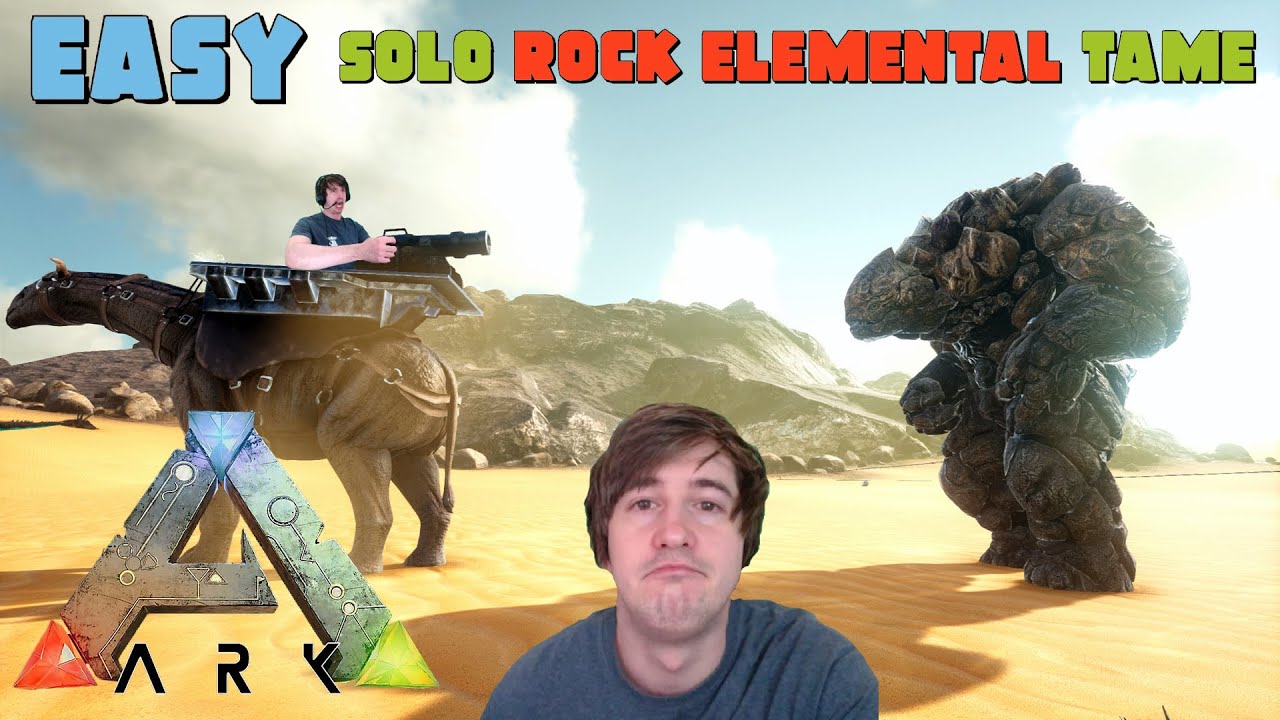 ARK: EASY & CHEAP SOLO Rock Elemental Tame