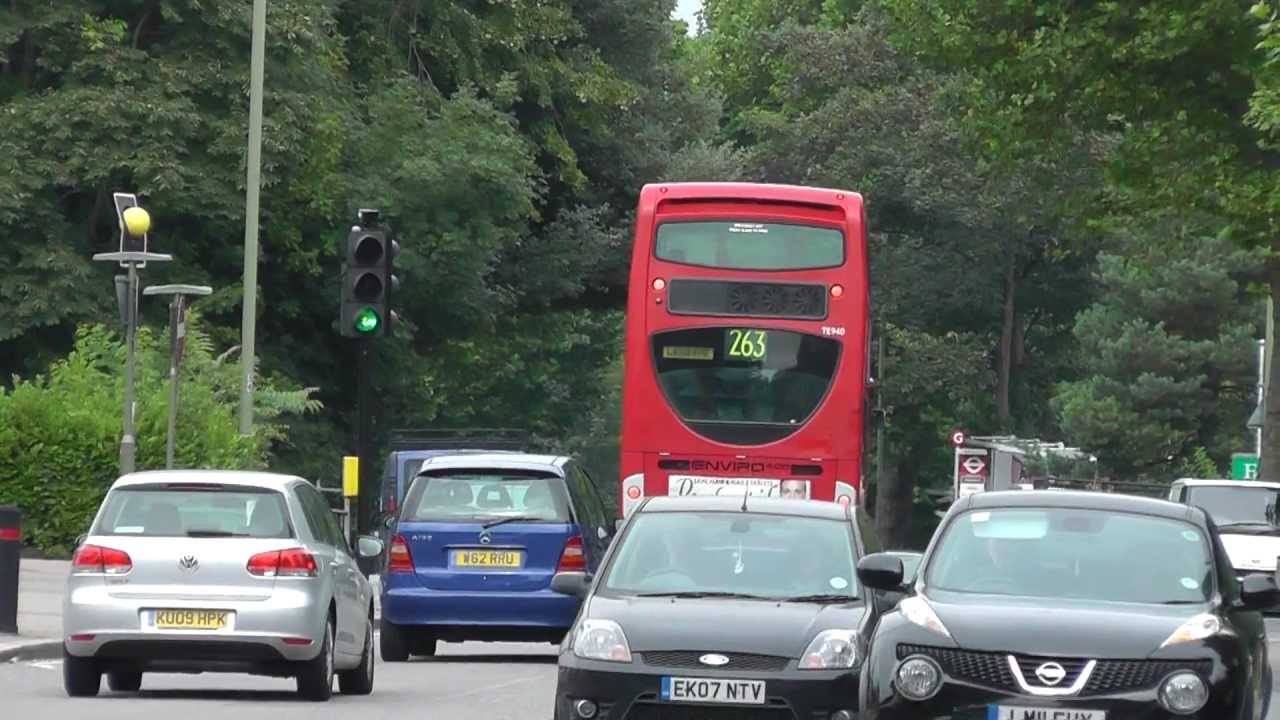 Metroline buses on route 263 in East Finchley 1st Sept 2012