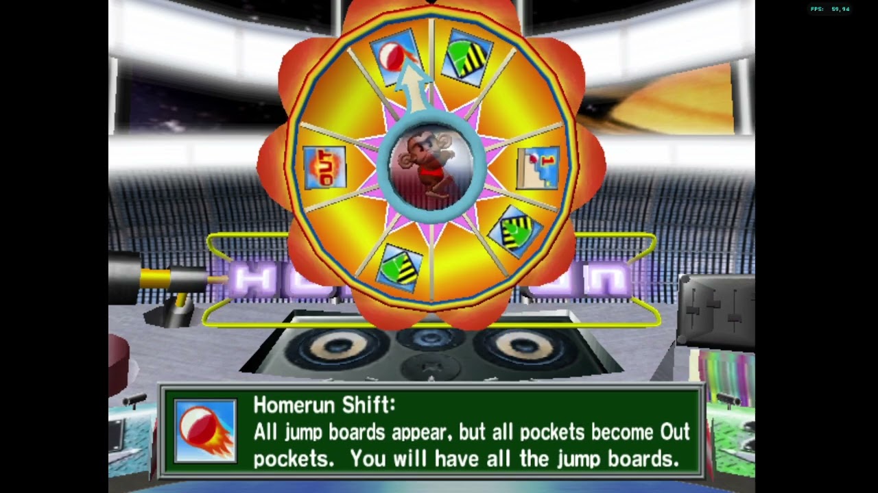 Super Monkey Ball 2 - Monkey Baseball - Exhibition Mode 1 vs 1 P1