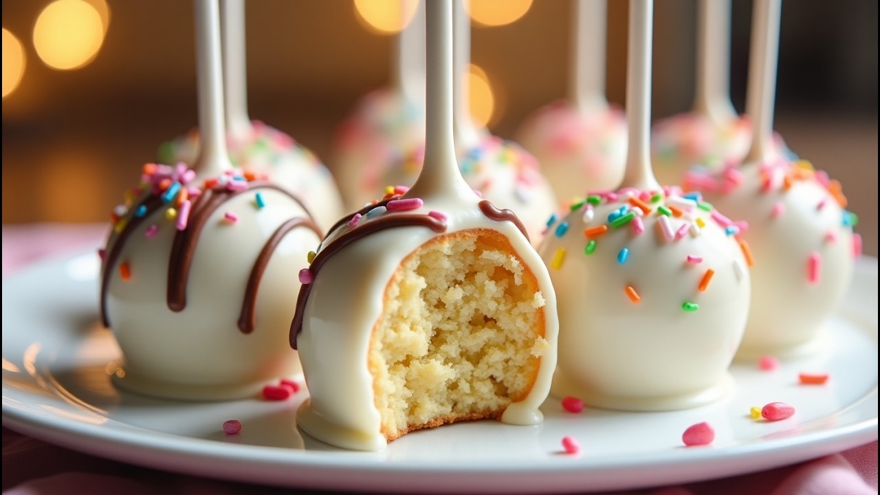 The Most AMAZING 🍭✨ Starbucks cake pops 🎂  (no stand mixer needed)