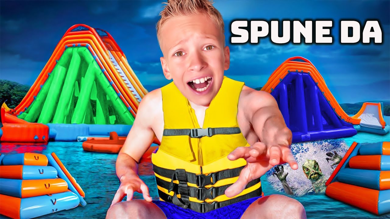 PARTEA 2 🌊 Ne urmărește ZOMBIE 🛝 AQUAPARK pe APĂ ⏰ 24 de ore 😲 FETELE spun doar DA 😡