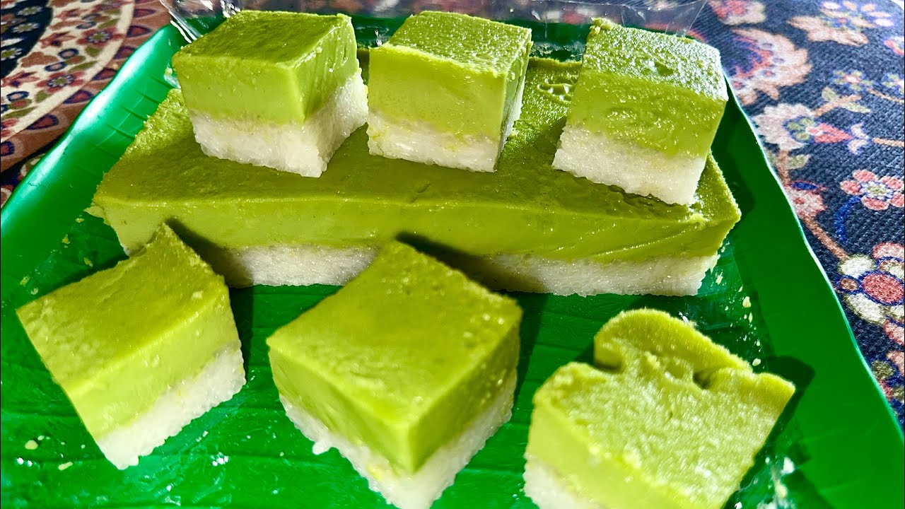 Kuih Sri Muka Pandan | Loyang Saiz 7 inci