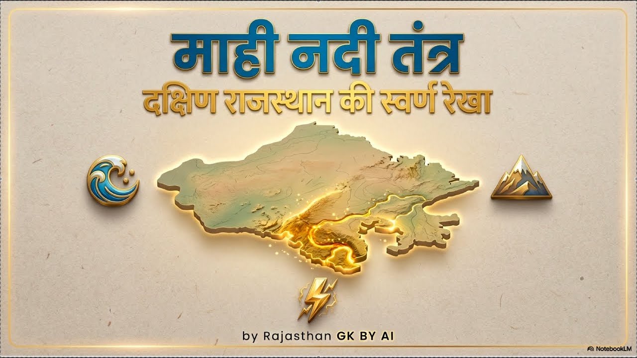 Rajasthan ki Nadiyan (राजस्थान की नदियाँ)  |Mahi River System (माही नदी)  | Rajasthan GK Class 14