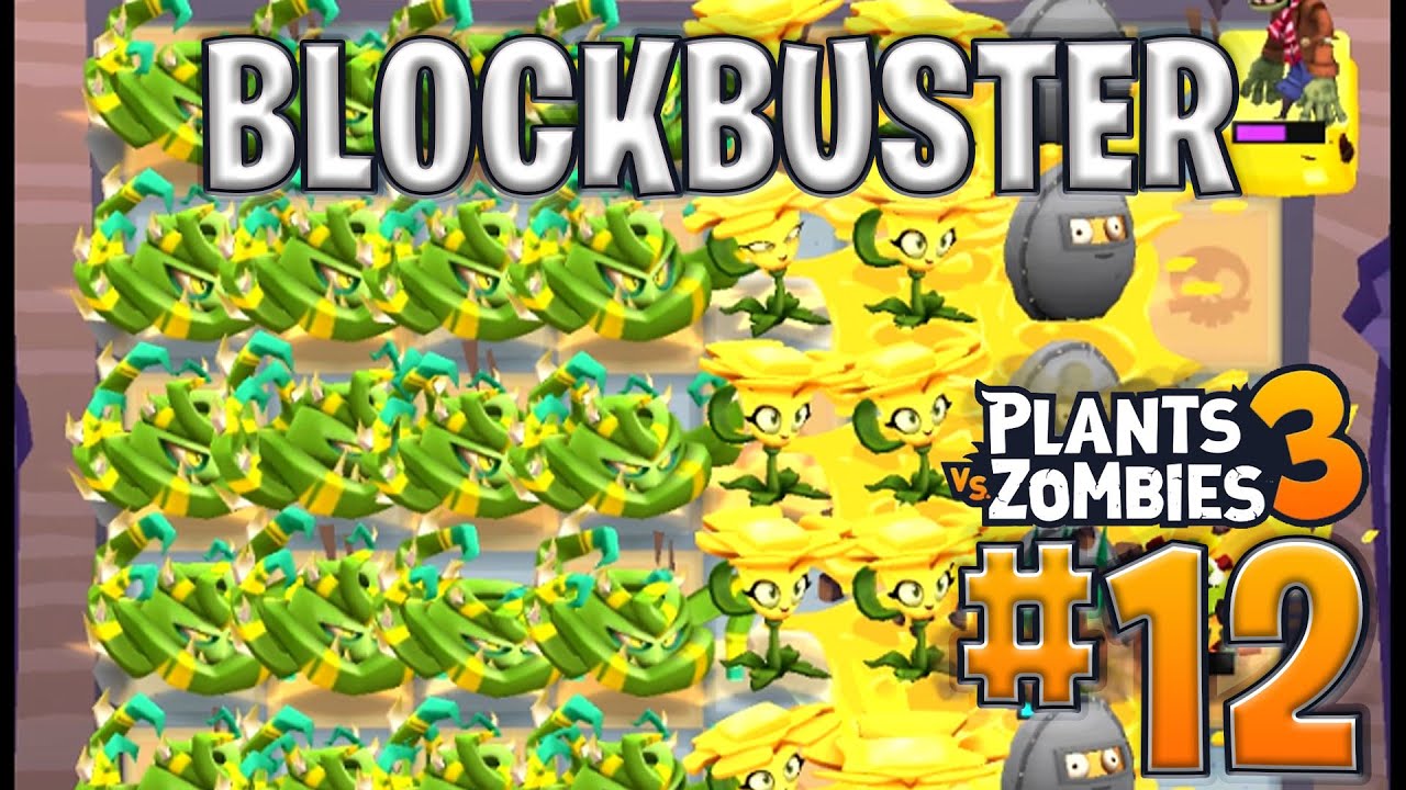 Plants vs Zombies 3 Gameplay Part 12 - Block Buster!!!