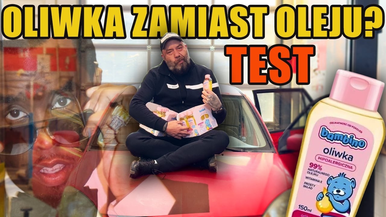 Oliwka BAMBINO zamiast OLEJU SILNIKOWEGO! Test