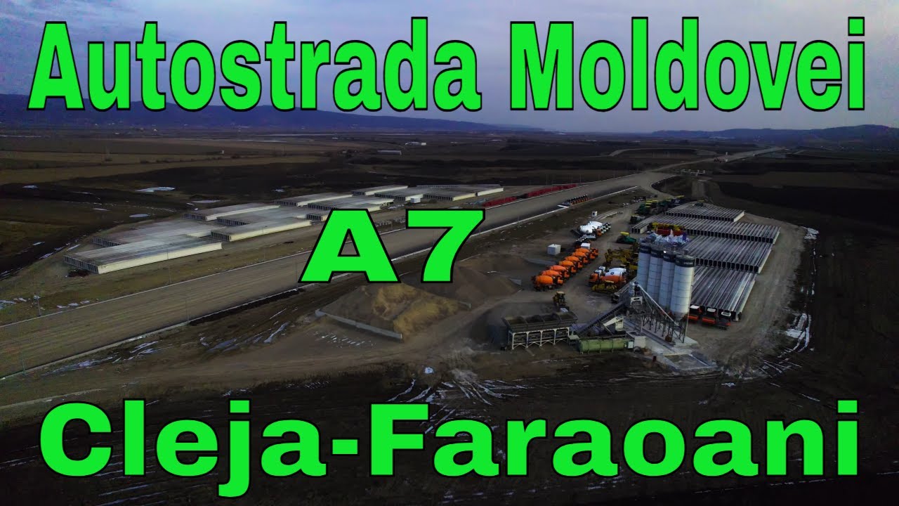 Autostrada Moldovei A7 Adjud-Bacau/Sector Cleja-Faraoani fracturat de multe structuri necesare.