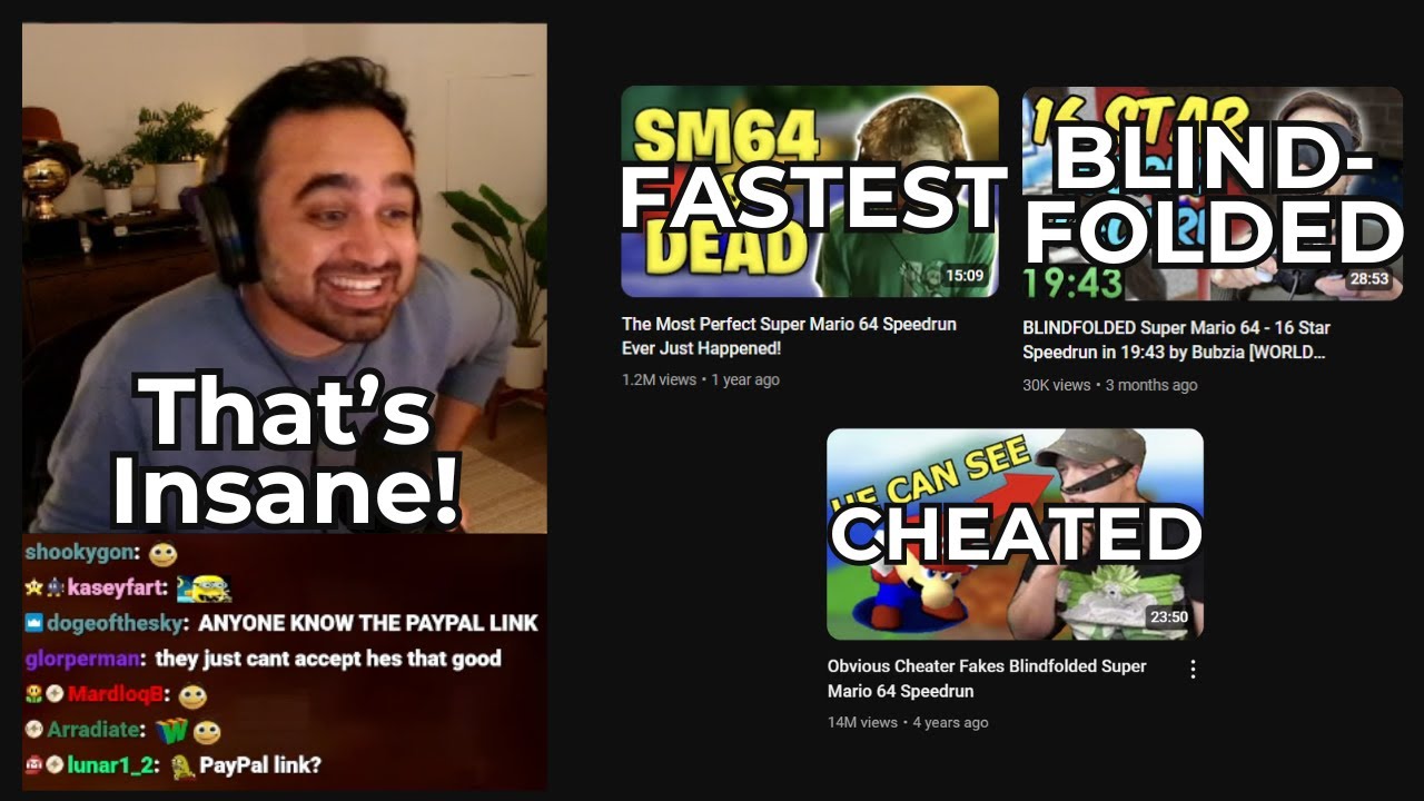 Squeex reacts to the BEST and WORST Mario 64 Speedruns