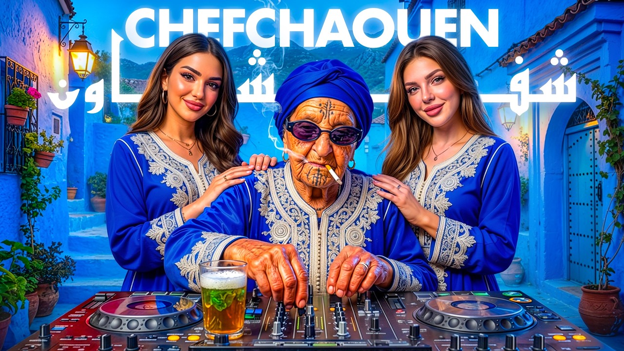 Moroccan Afro House Mix 💙 Chefchaouen Blue City | Sufi Deep House Trance | DJ EL HAJJA
