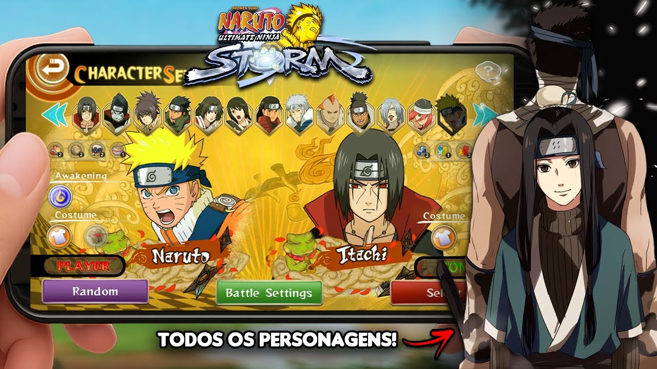 NARUTO STORM 1 MOBILE PARA CELULAR!