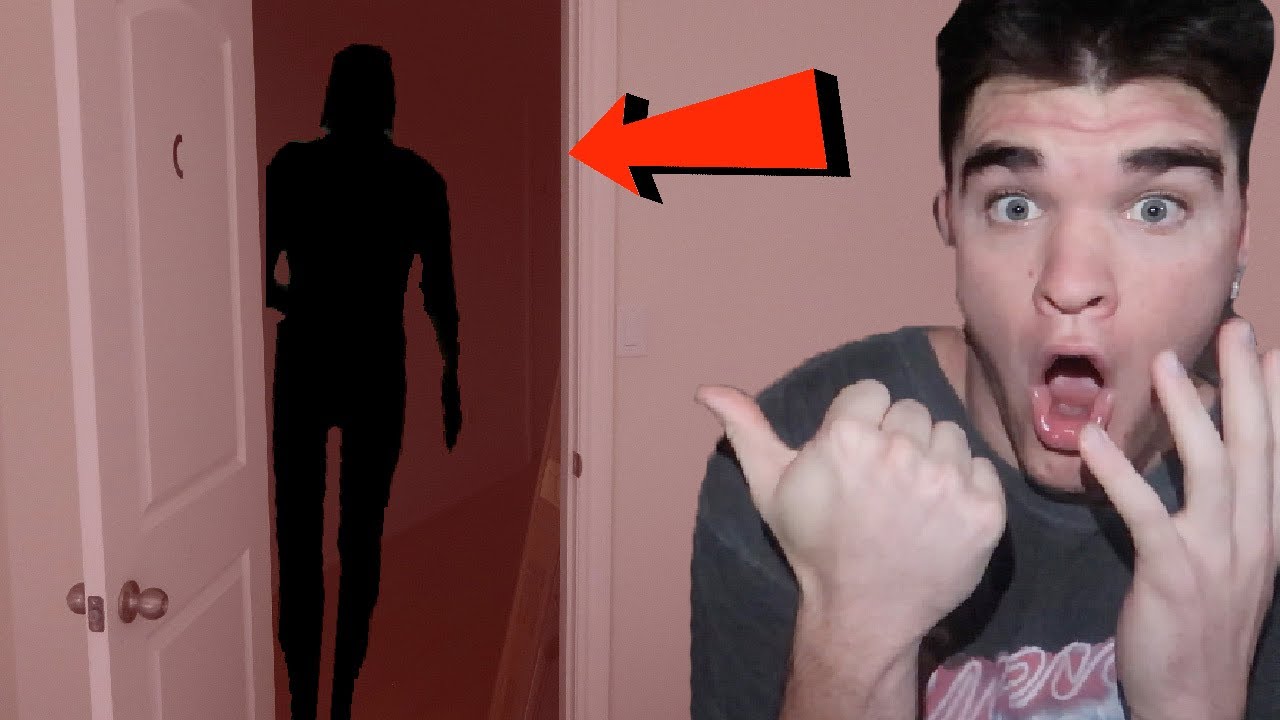 this FIGURE was standing at my doorway at 3AM... ( HAUNTED HOUSE )