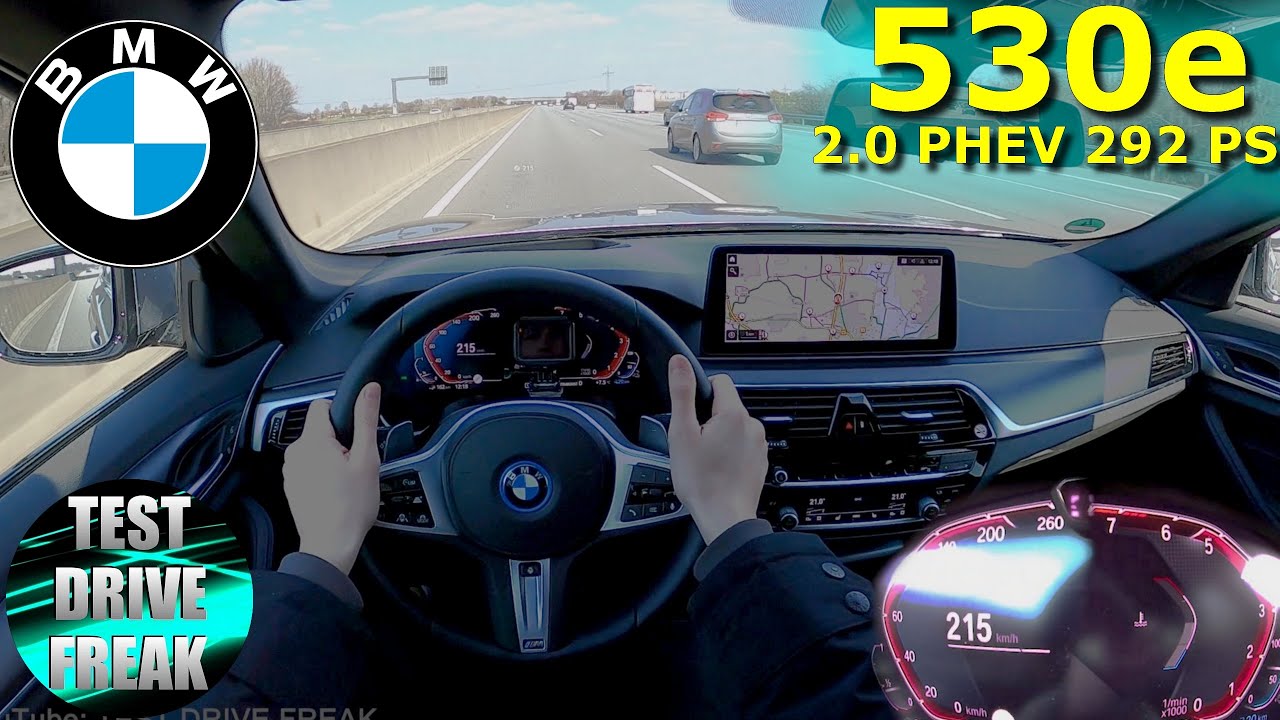 2022 BMW 530e Touring xDrive 292 PS TOP SPEED AUTOBAHN DRIVE POV