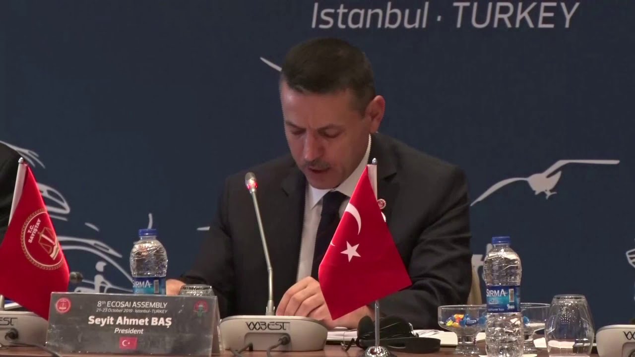 Speech of TCA President Mr. Seyit Ahmet Baş in the 8th ECOSAI Assembly