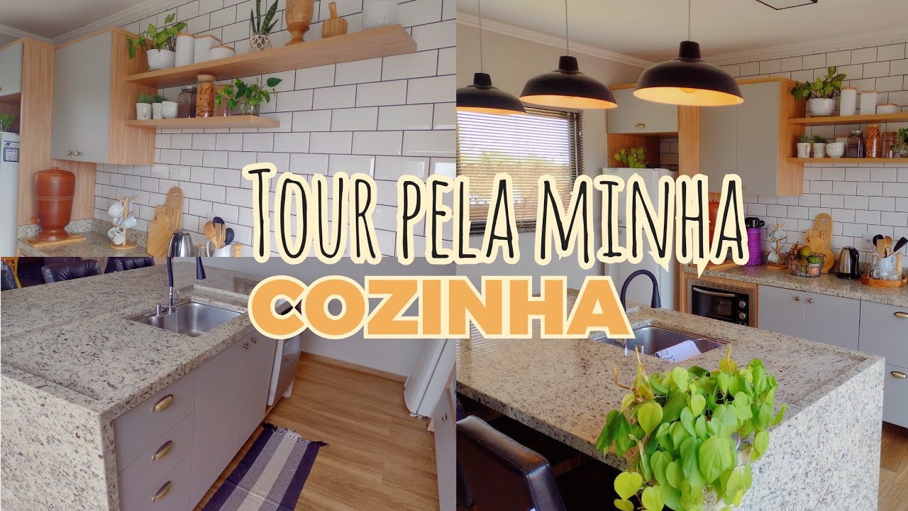 TOUR PELA  MINHA COZINHA 🤩  COZINHA DOS SONHOS COM ILHA