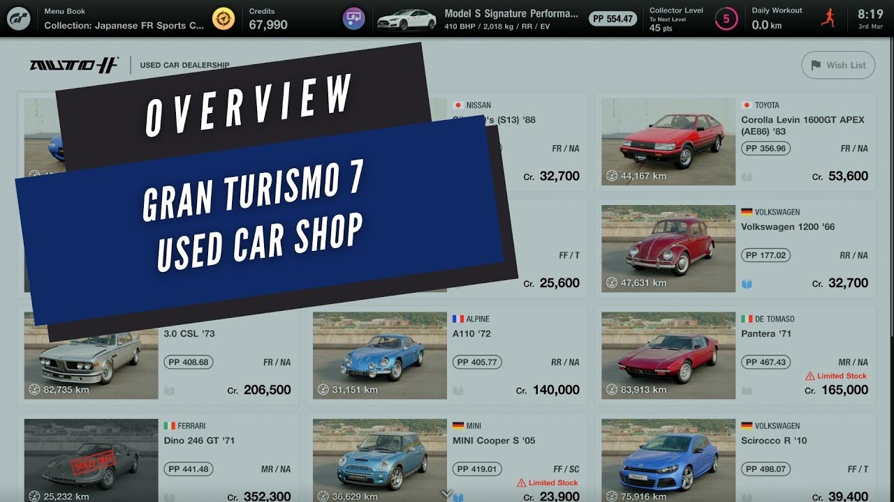 GRAN TURISMO 7 | Used Car Shop | Overview | PlayStation 5 (4K)