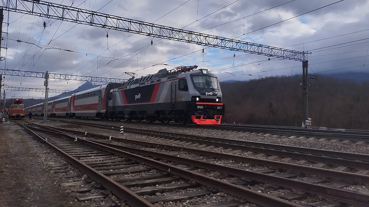 Пополнение в корзину уже 4 новопид 003,022,067 и 047 Эп20-047 с поездом 104В + в составе вагон ЛДПР 