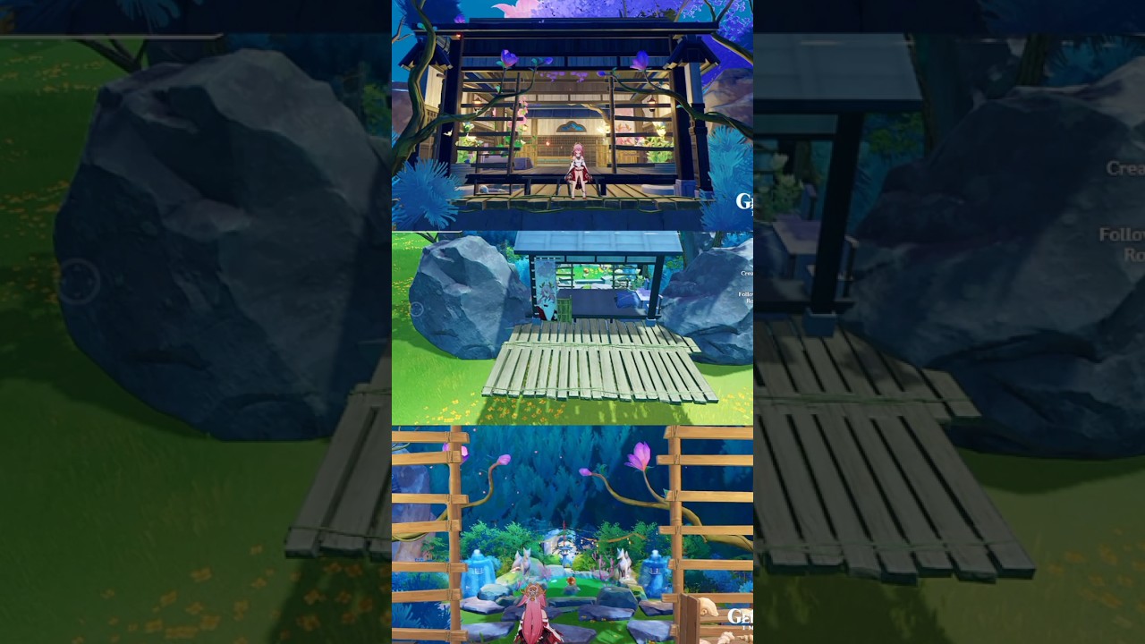 Serenitea Pot //Hidden Home (Reverse Build) #genshinimpact #games #design #sereniteapot #gaming