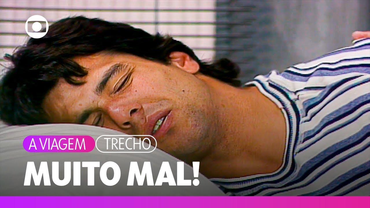 Téo se sente mal e diz a Alberto que tem alguém tentando acabar com ele! | A Viagem | TV Globo