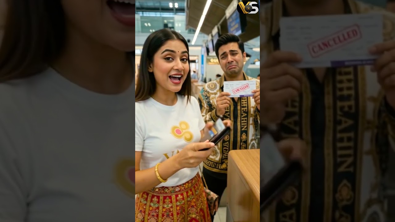 Husband's Fake Flight Cancellation Prank Backfires! 🇹🇭✈️ #coupleprank