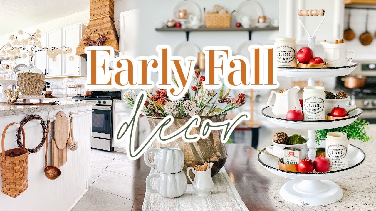 DECORATE WITH ME FALL 2021 | EARLY FALL DECORATING | FARMHOUSE FALL HOME DECOR