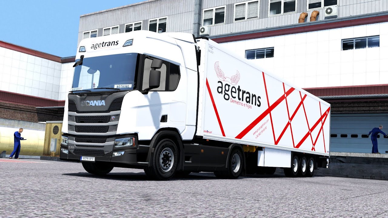 ETS2 1.35 ProMods 2.41 Scania R450  Barcelona - Jaca