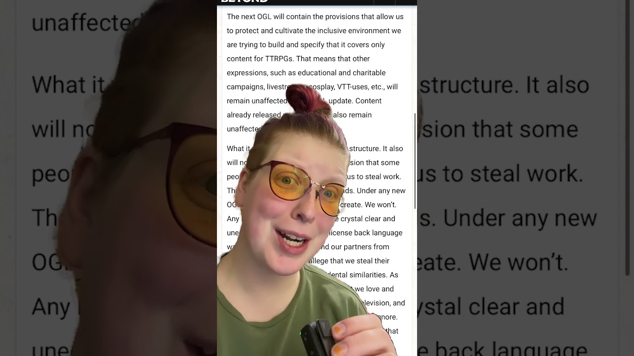 Exposing WoTC&rsquo;s lies and gaslighting pt 3 #opendnd  #dndbegone