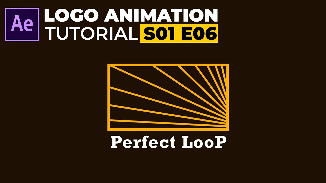 Perfect Loop Logo Animation in After Effects Tutorial | Simple Logo Animation | S01 E06