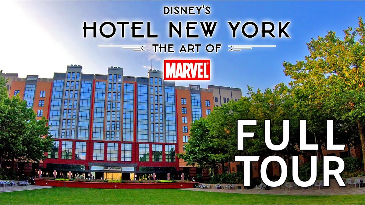 [4K] Disney's Hotel New York the art of MARVEL - Complete Walkthrough 2021 - Disneyland Paris